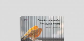 Portada del Catálogo «Antes de esto no había límites, solo tiempo» Cristián Salineros F.