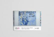 Catálogo de “Elige un día” de Verónica Cárcamo. Muestra curada por Eugenio Dittborn, se podrá visitar a partir del 13 de julio hasta el 24 de agosto en Galería D21.
