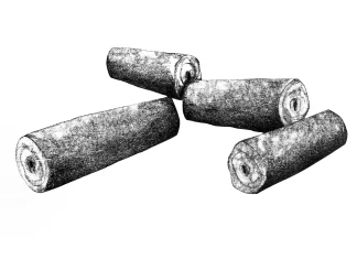 Serie Mutilación, 1995. Xilografía sobre papel de arroz. 69,5 x 52,5 cm.